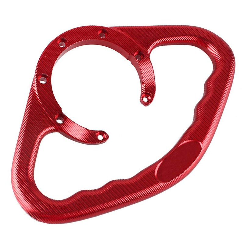 Luckmart Motorcycle Aluminium Rear Passenger Gas Tank Bar Handle Grip Bar Handlebar Grab 7 Holes Compatible for Honda CBR600 CBR900 CBR929 CBR954 CBR250 CBR400 CBR1000 CBR1100 Red - Image 1